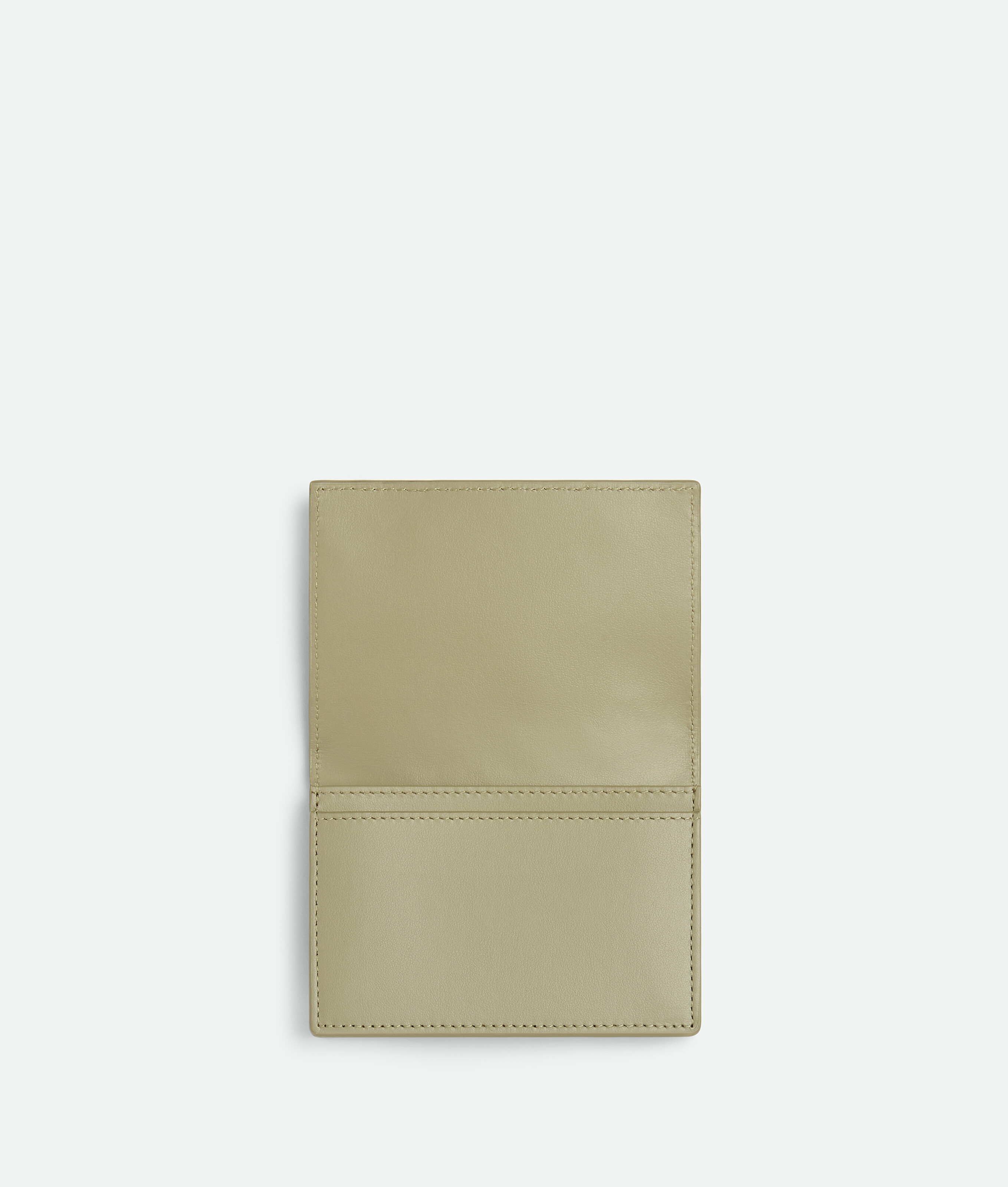 Shop Bottega Veneta Intrecciato Business Card Case In Green