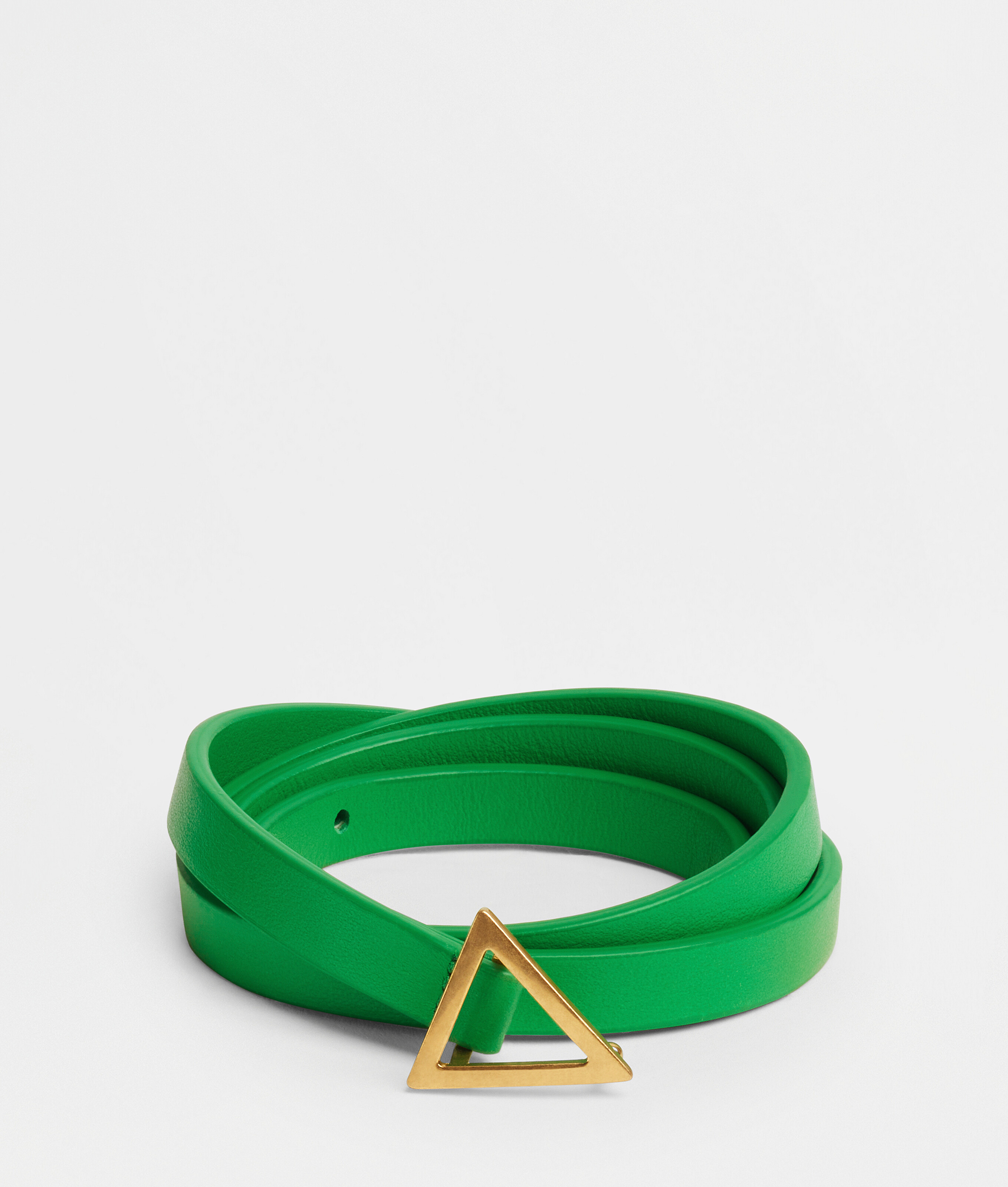 Bottega Veneta Bottega  Veneta Triangle Belt In Vert