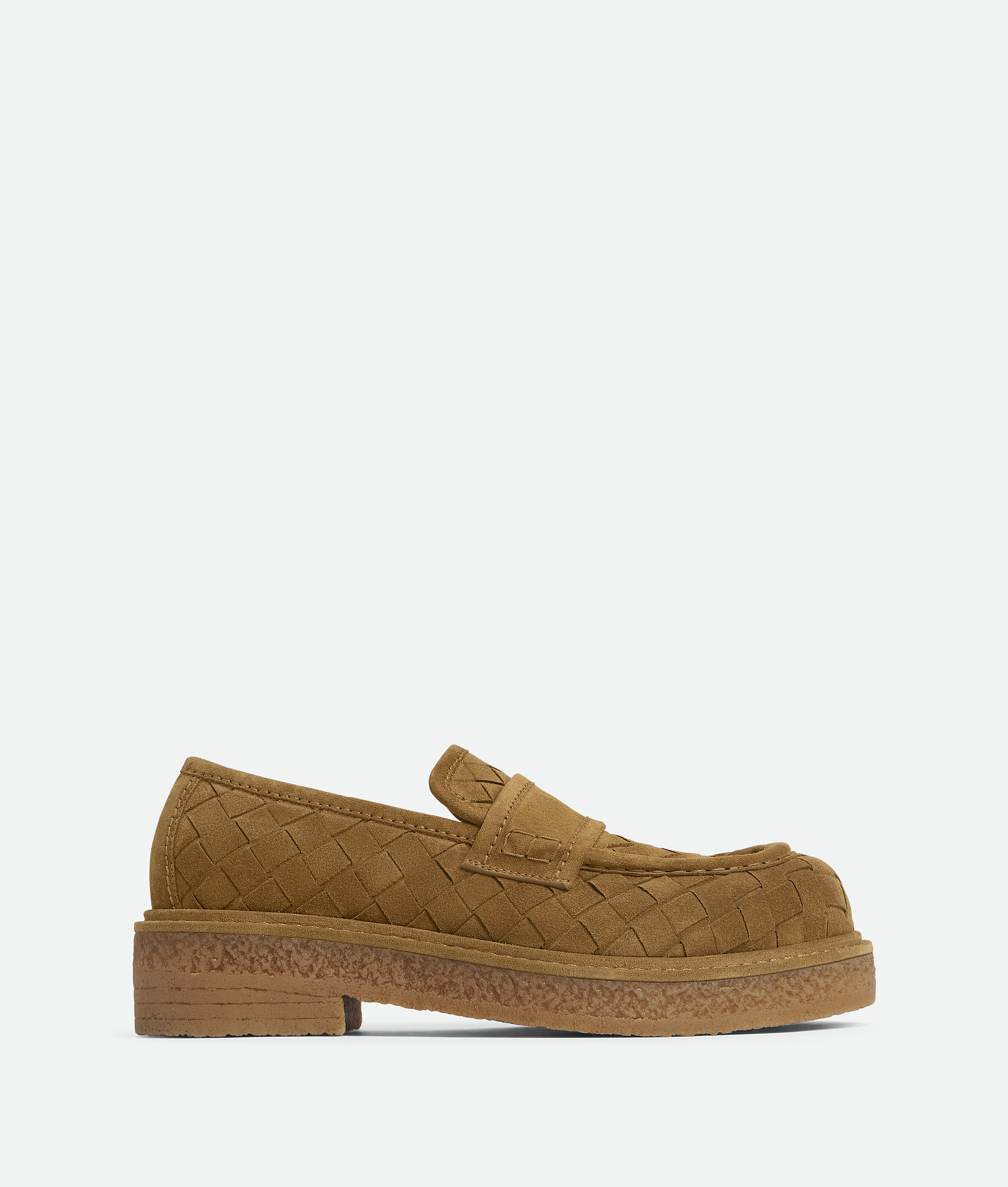 Shop Bottega Veneta Haddock Loafer In Cork