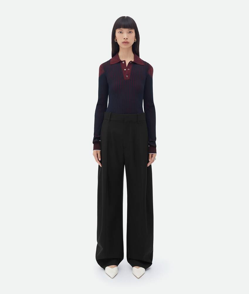 Display a large version of the product image 1 - Straight Leg Wool Trousers