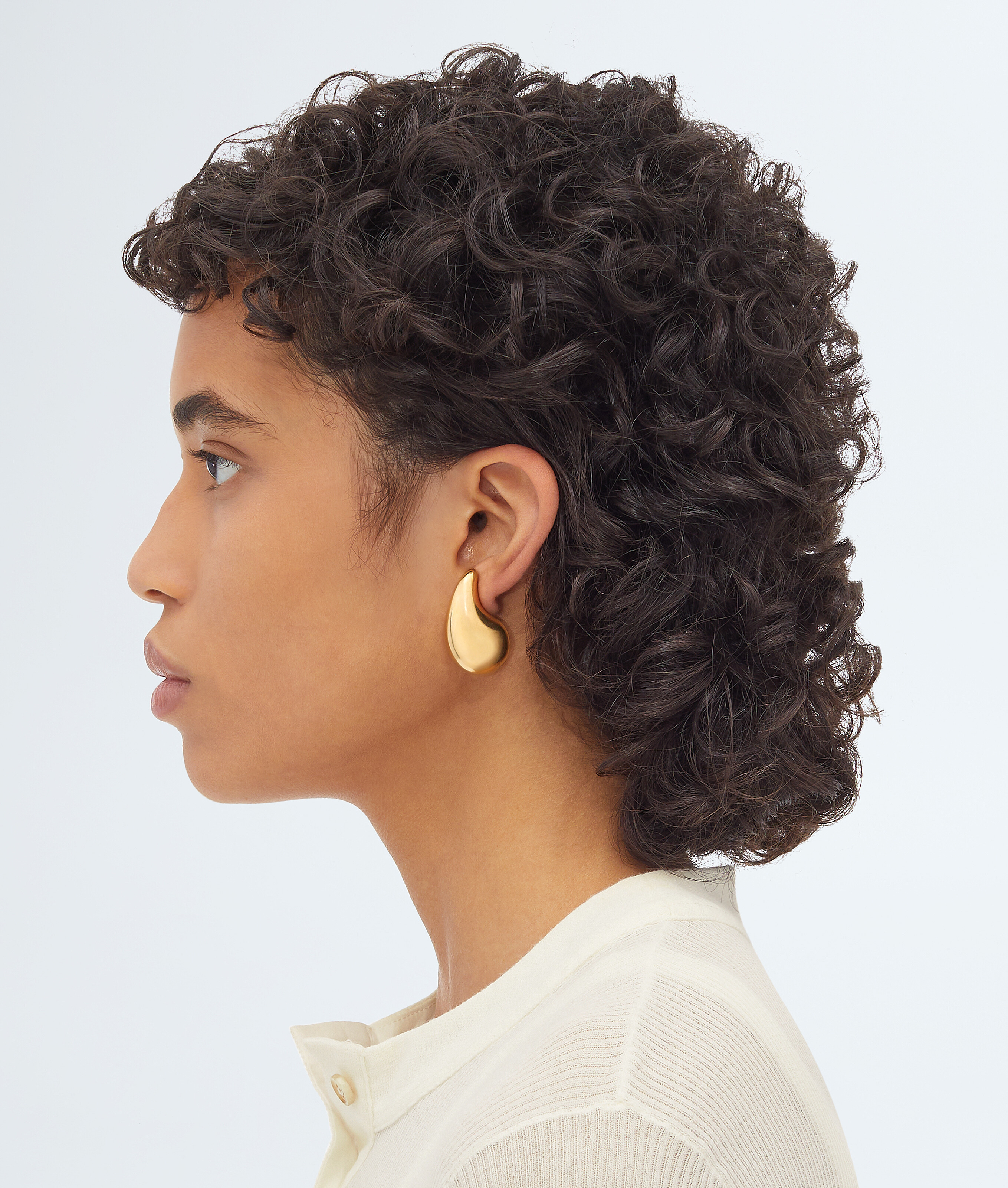 Small Drop Women's Small Drop Earrings in Yellow gold | Bottega Veneta GB