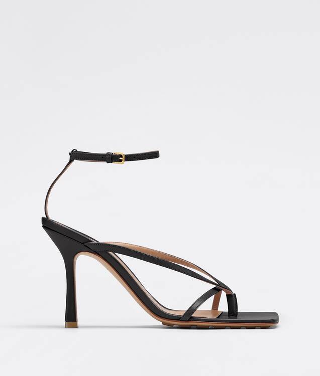 Bottega Veneta® Women's Stretch Strap Sandal in Nero. Shop online now.