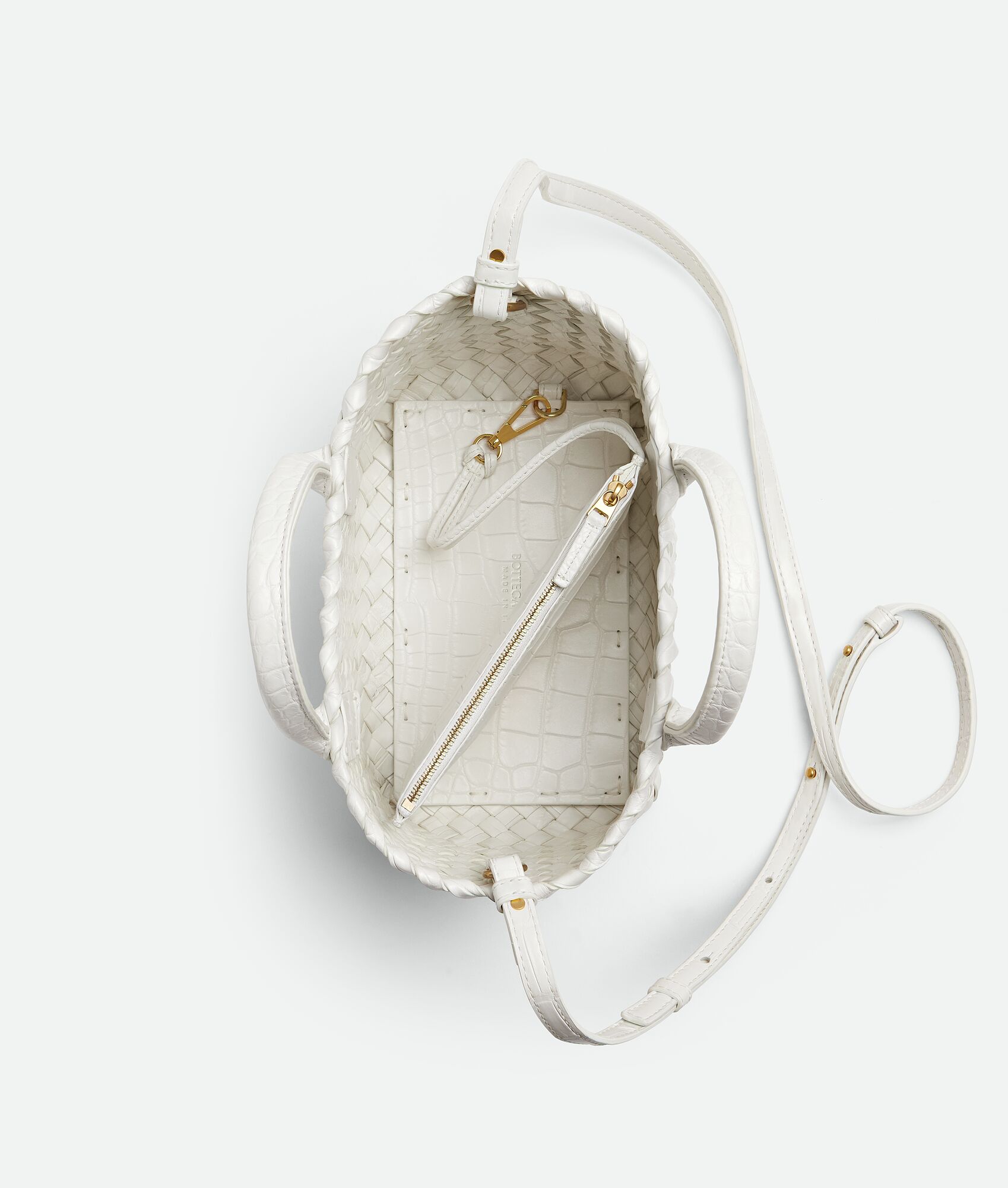 Bottega Veneta® Women's Mini Cabat in White. Shop online now.
