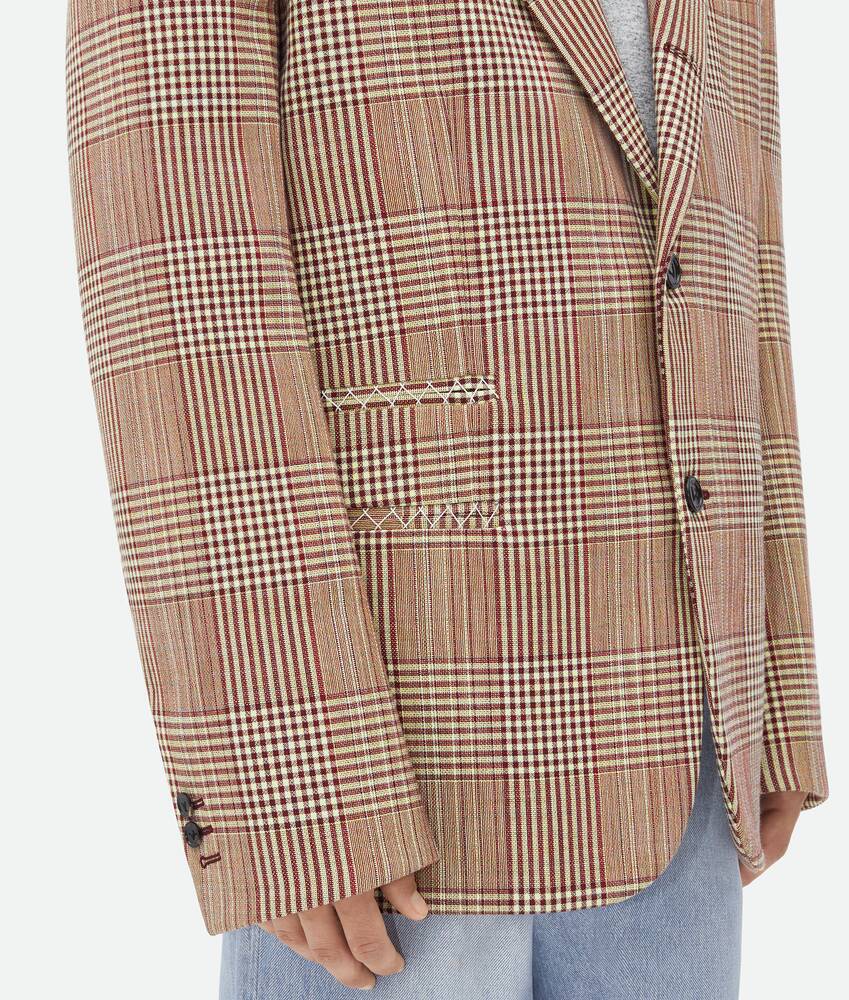 Display a large version of the product image 5 - Double Cotton Check Jacket