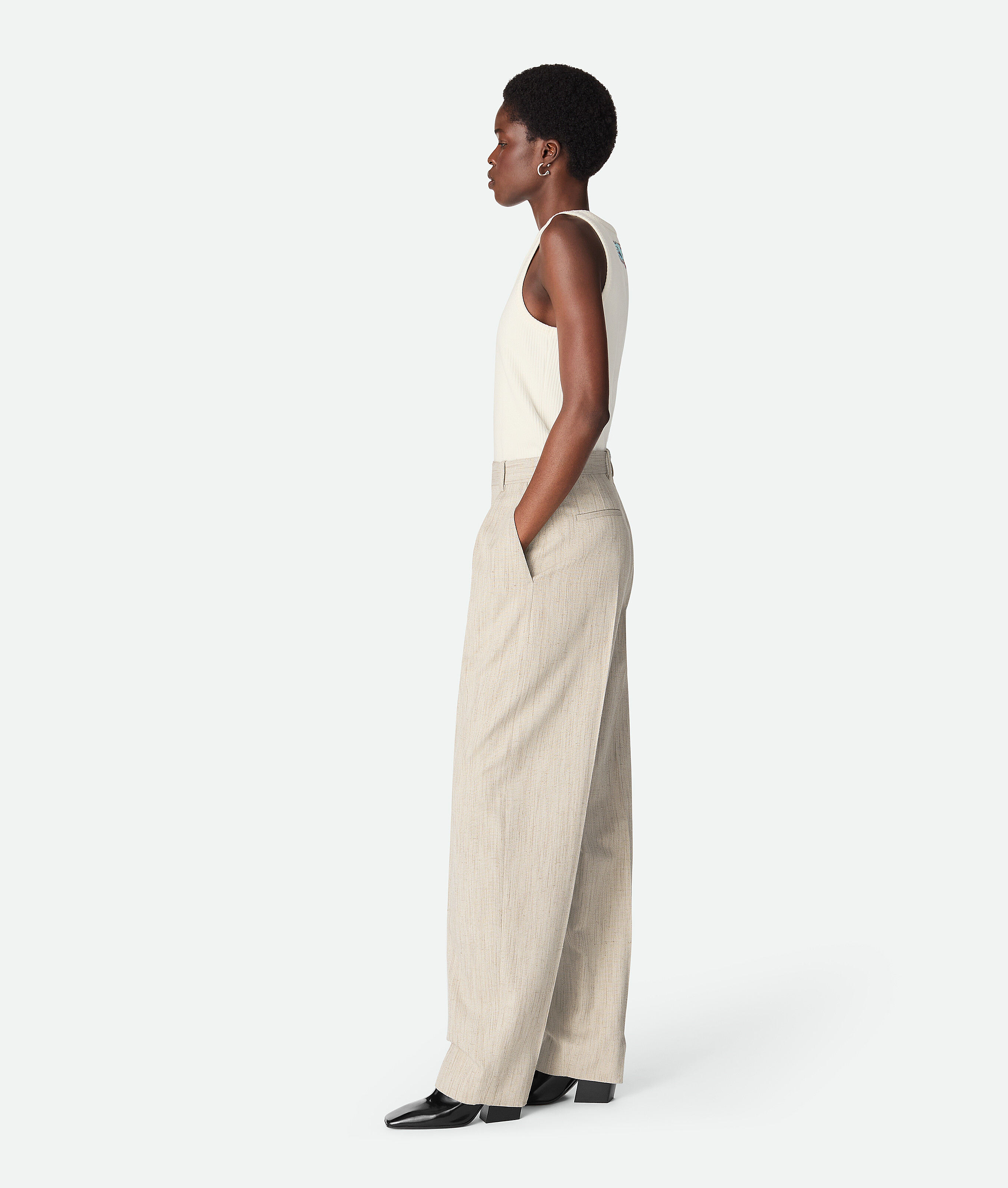 Bottega Veneta Hose Aus Viskose Und Seide
