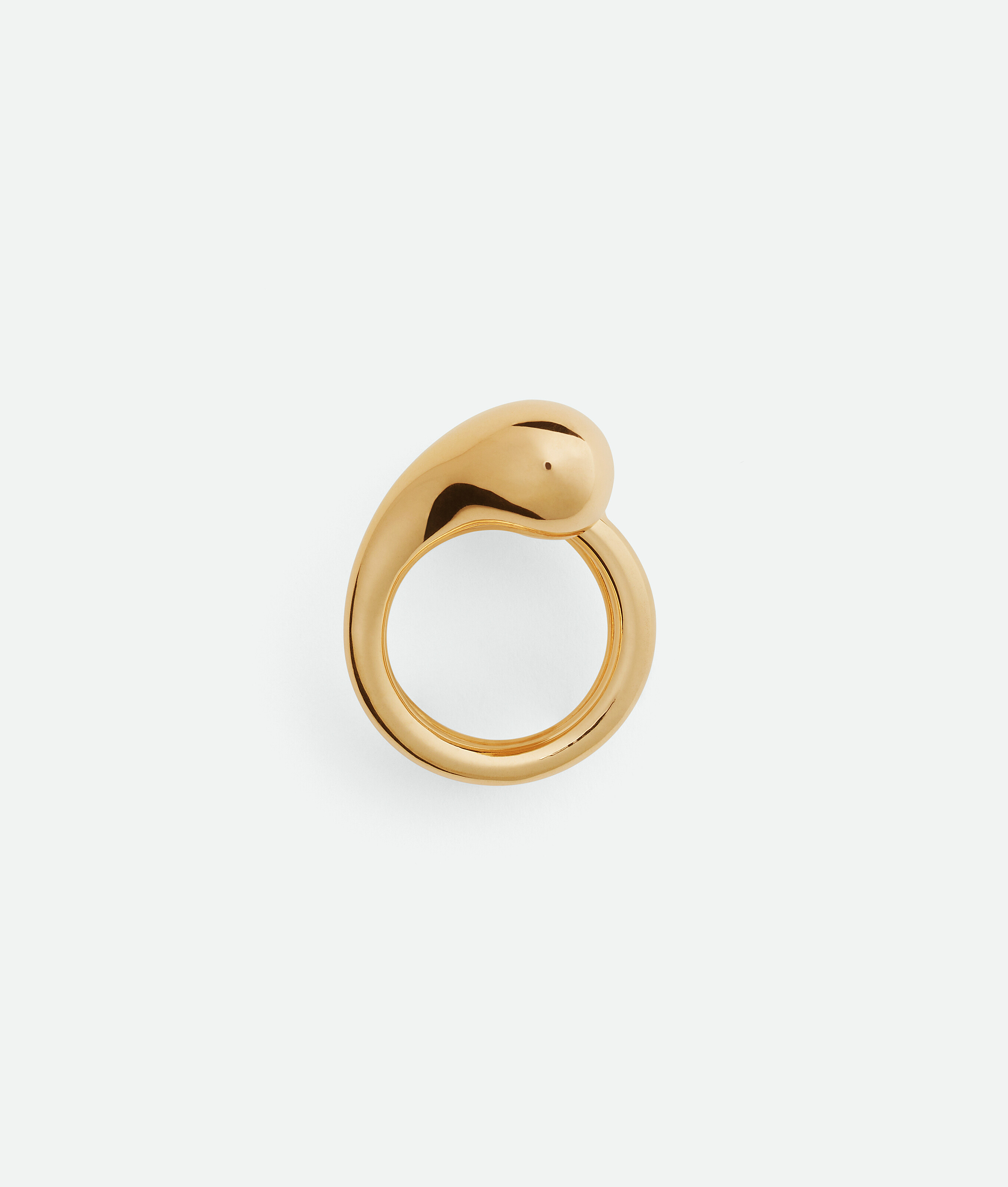 Bottega Veneta Drop Ring In Yellow Gold