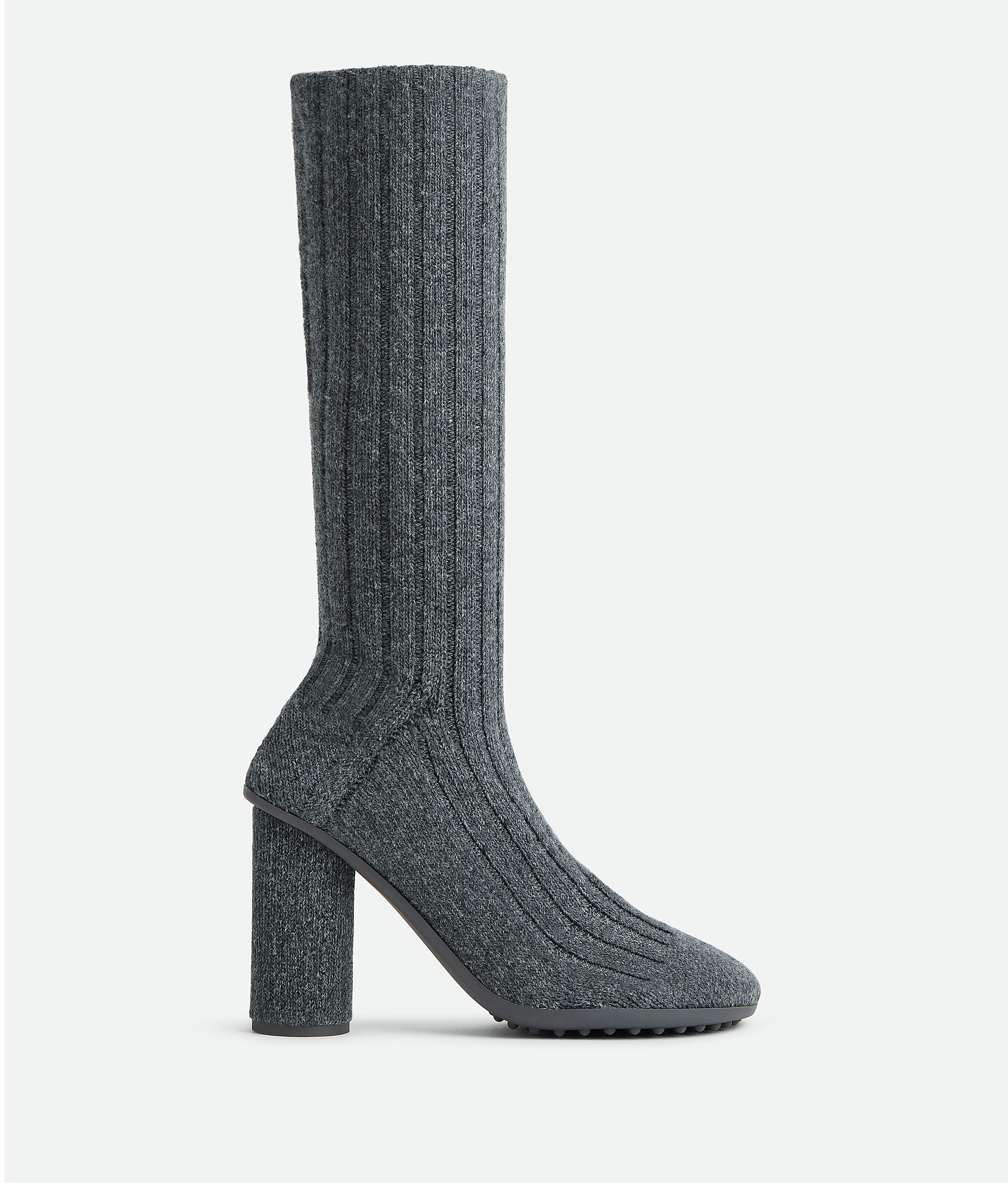 Bottega Veneta Women Atomic Knitted Wool Boots In Multicolor
