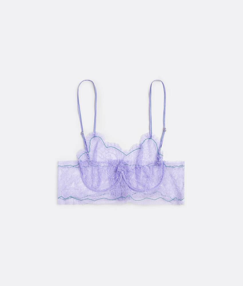 Display a large version of the product image 1 - Floral Lace Wire Bra
