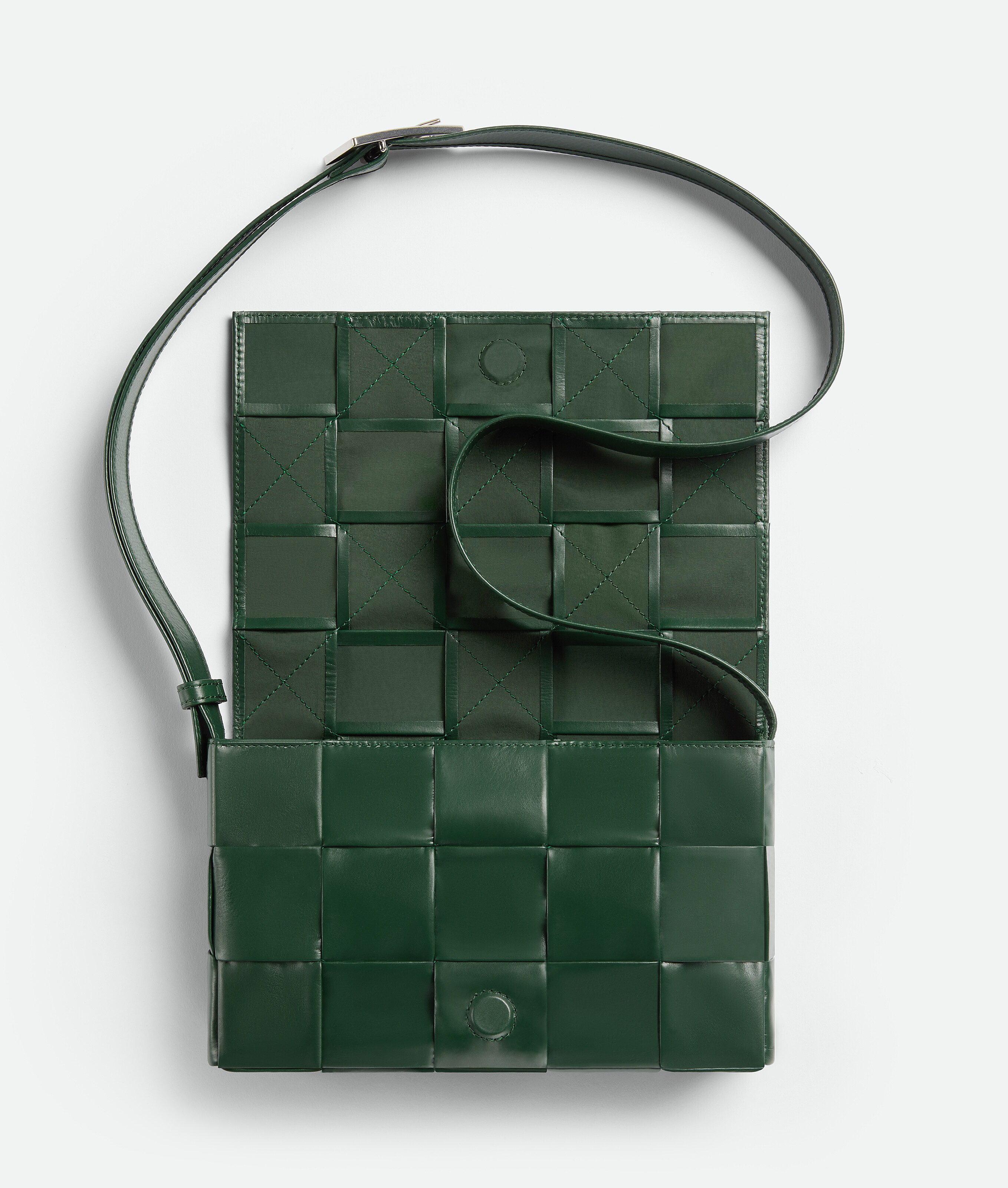 Shop Bottega Veneta Cassette In Green