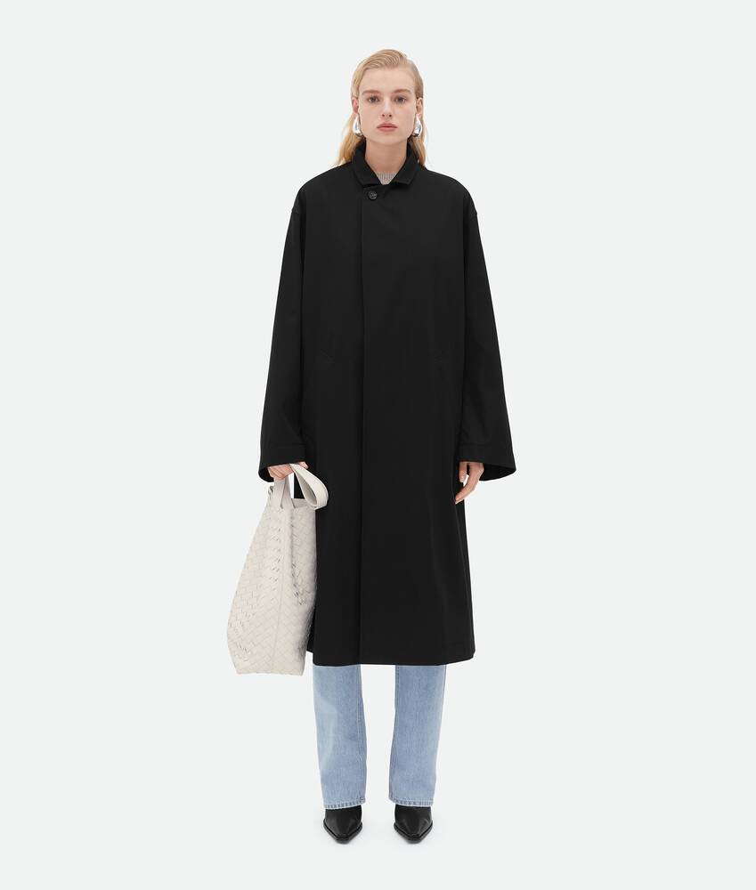 Display a large version of the product image 4 - Oversized Fit Cotton Twill Coat