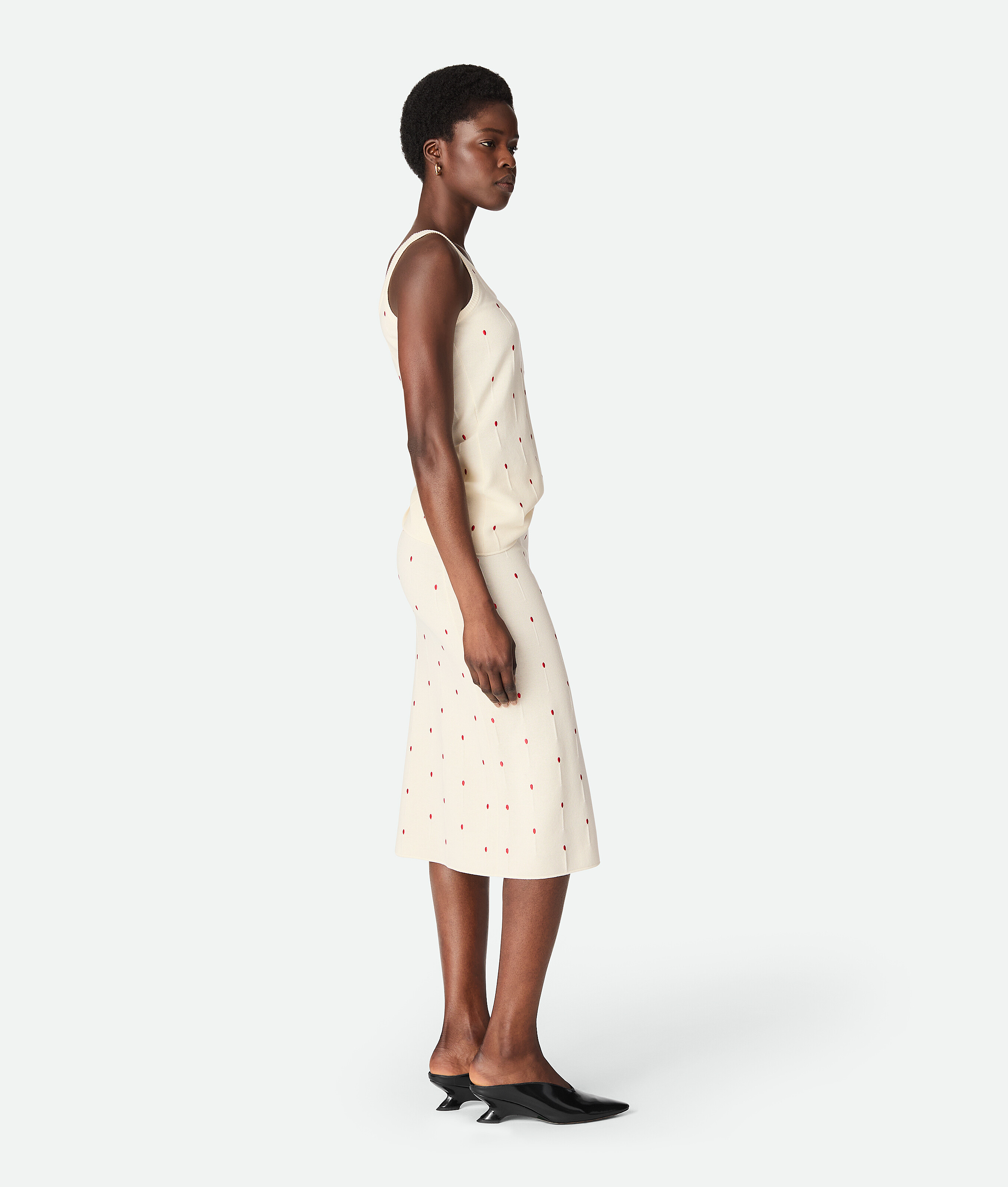 Bottega Veneta Embroidered Matches Tank Top In White