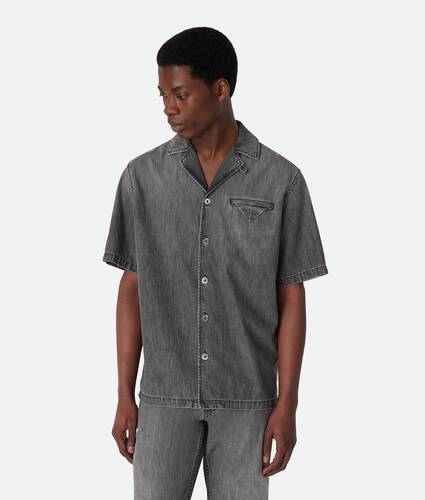 Vintage Black Denim Shirt