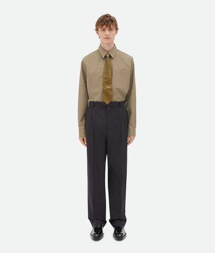 Light Tailored Wool Trousers