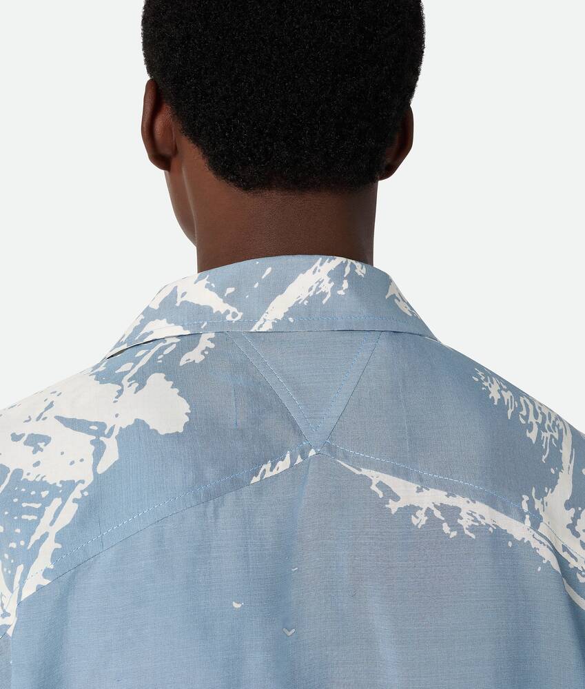 Display a large version of the product image 5 - Italian Postcard Silk Shirt