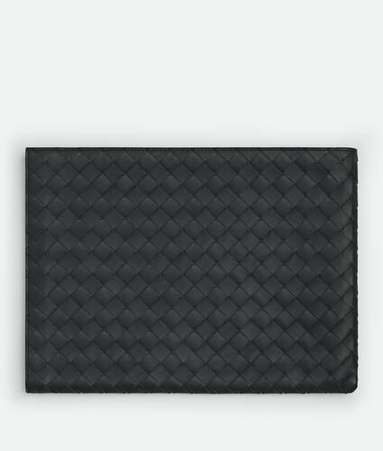 Intrecciato Half Zipped Pouch