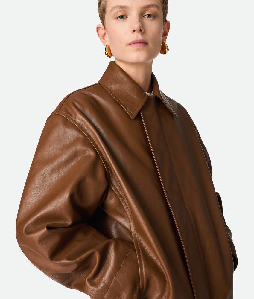 Display a large version of the product image 4 - Leather Blouson 