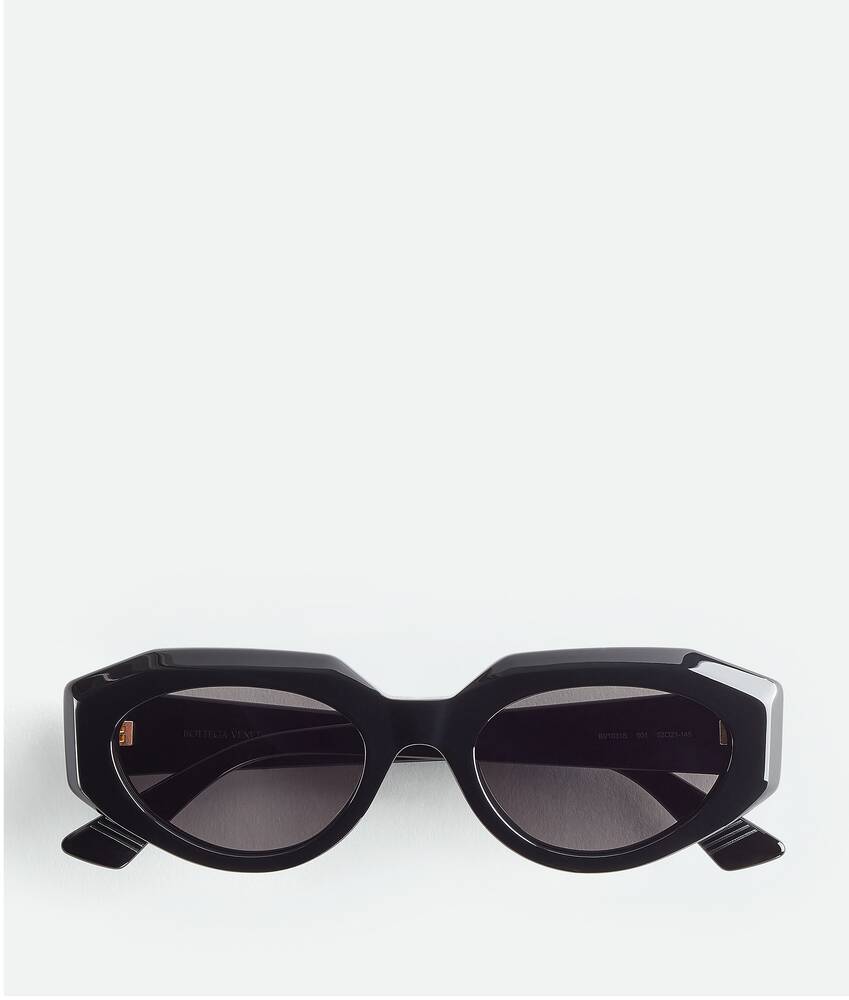 Bottega Veneta Eyewear - Edgy Cat-Eye Acetate Sunglasses - Black - One Size - Net A Porter