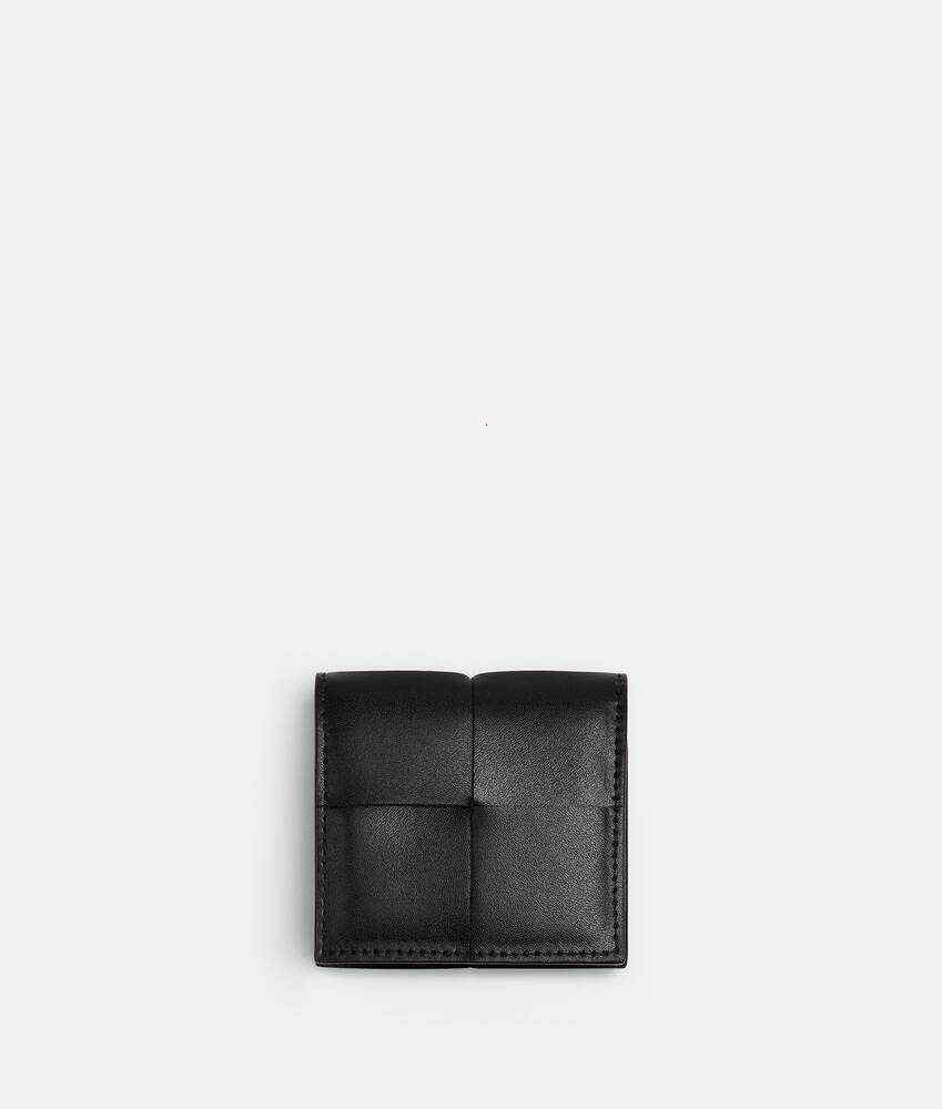 Small Wallet with Coin Purse in Silver - Amicci