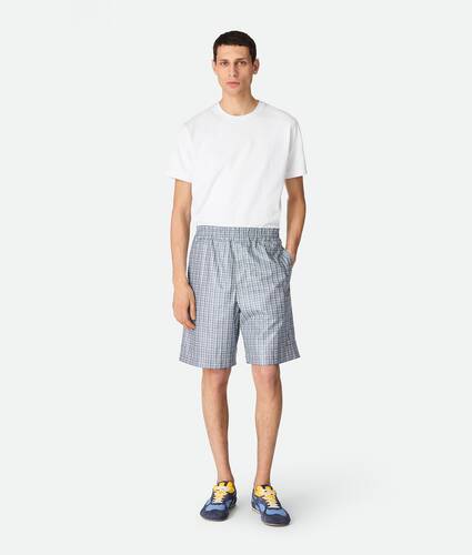 Afficher une grande image du produit 1 - Short En Cuir Imprimé