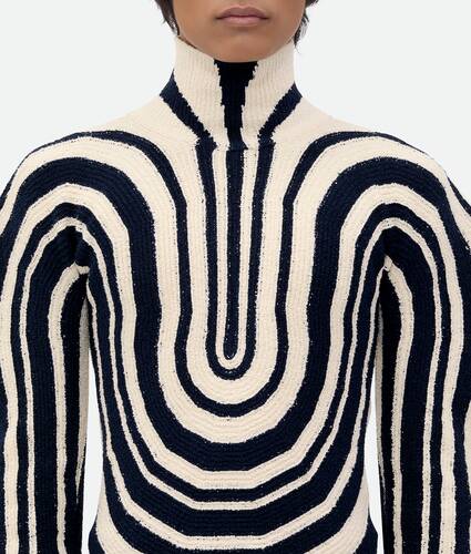 Graphic Cotton Rib Jumper