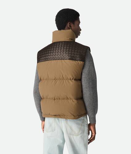 Frosted Poplin Puffer Gilet