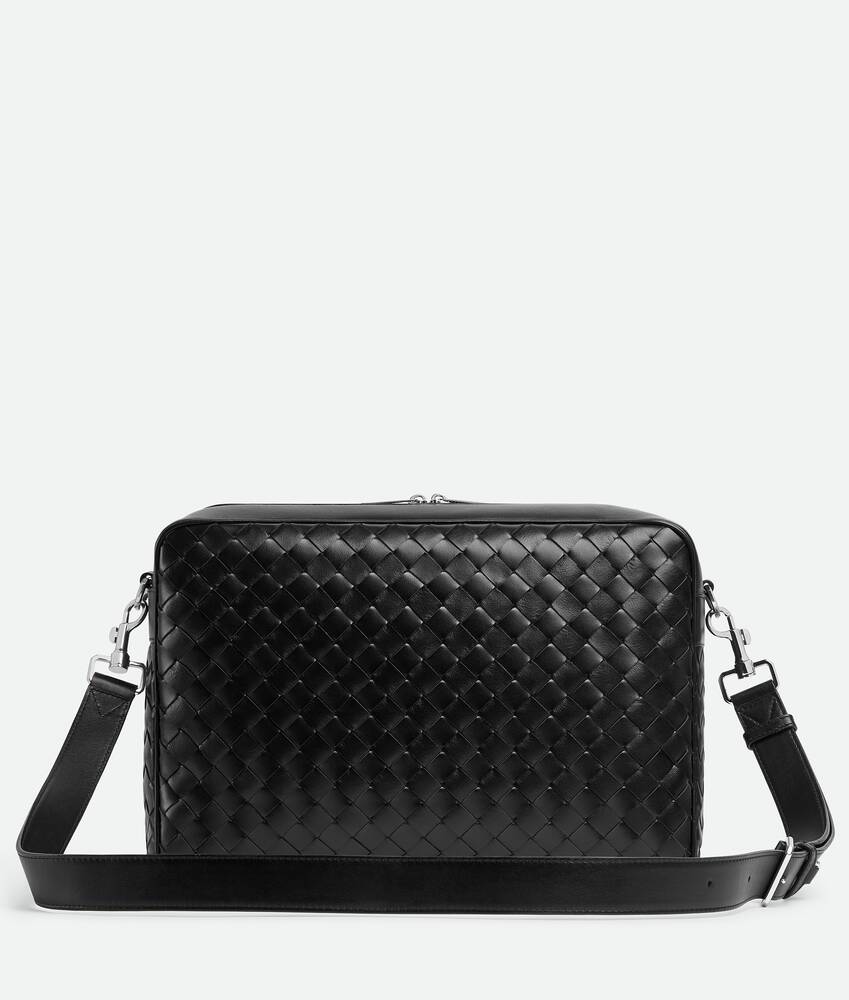 Display a large version of the product image 4 - Large Intrecciato Camera Bag With Pocket