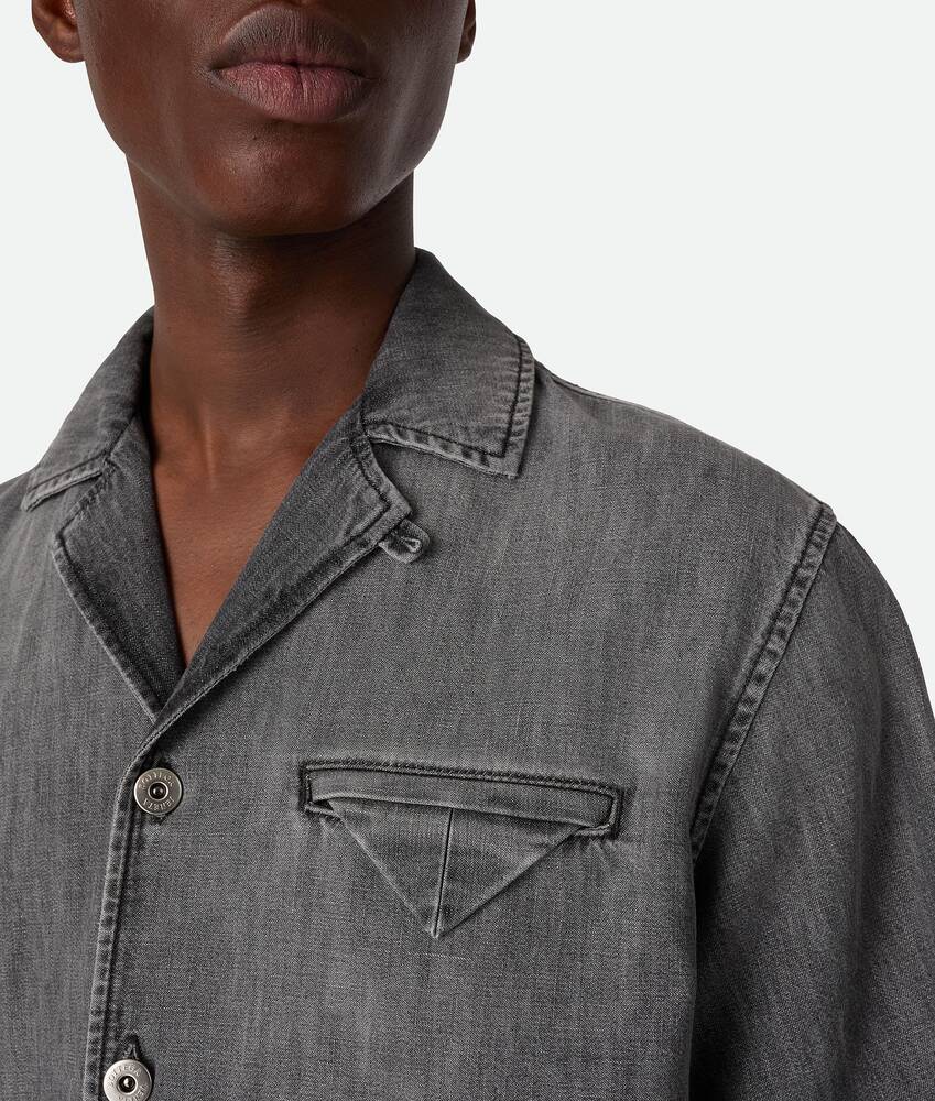 Display a large version of the product image 5 - Vintage Black Denim Shirt