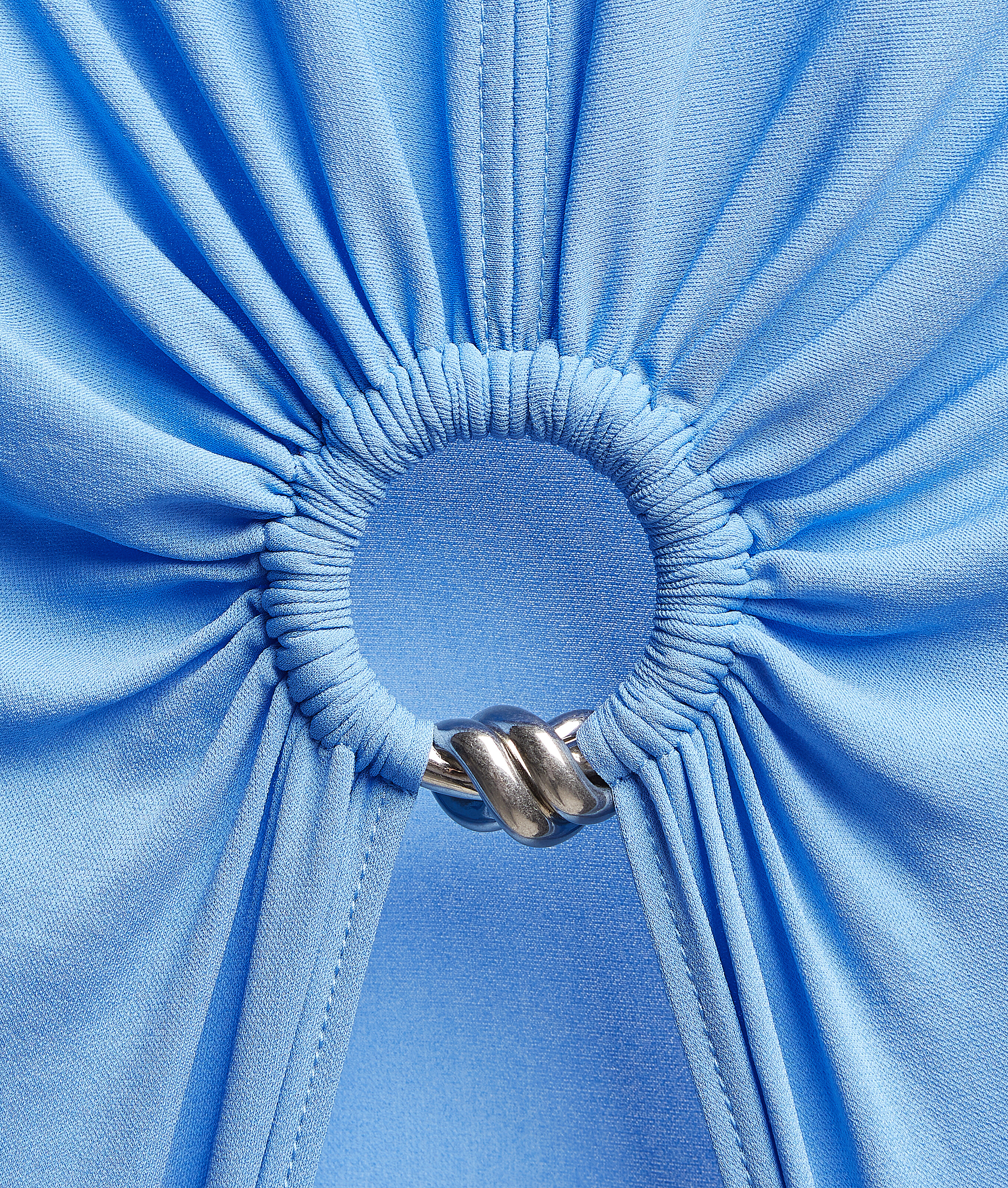 Bottega Veneta Viscose Long Dress In Admiral