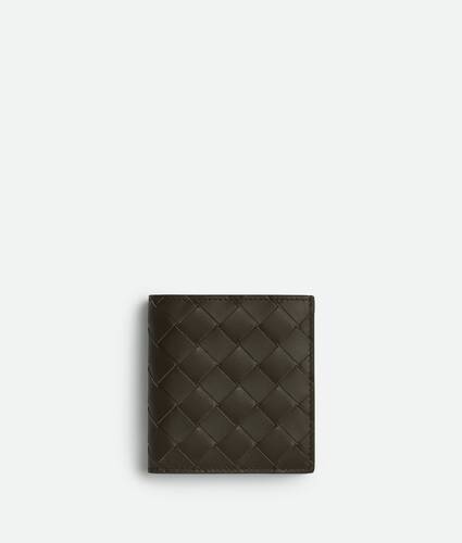 Portafoglio Intrecciato bi-fold sottile
