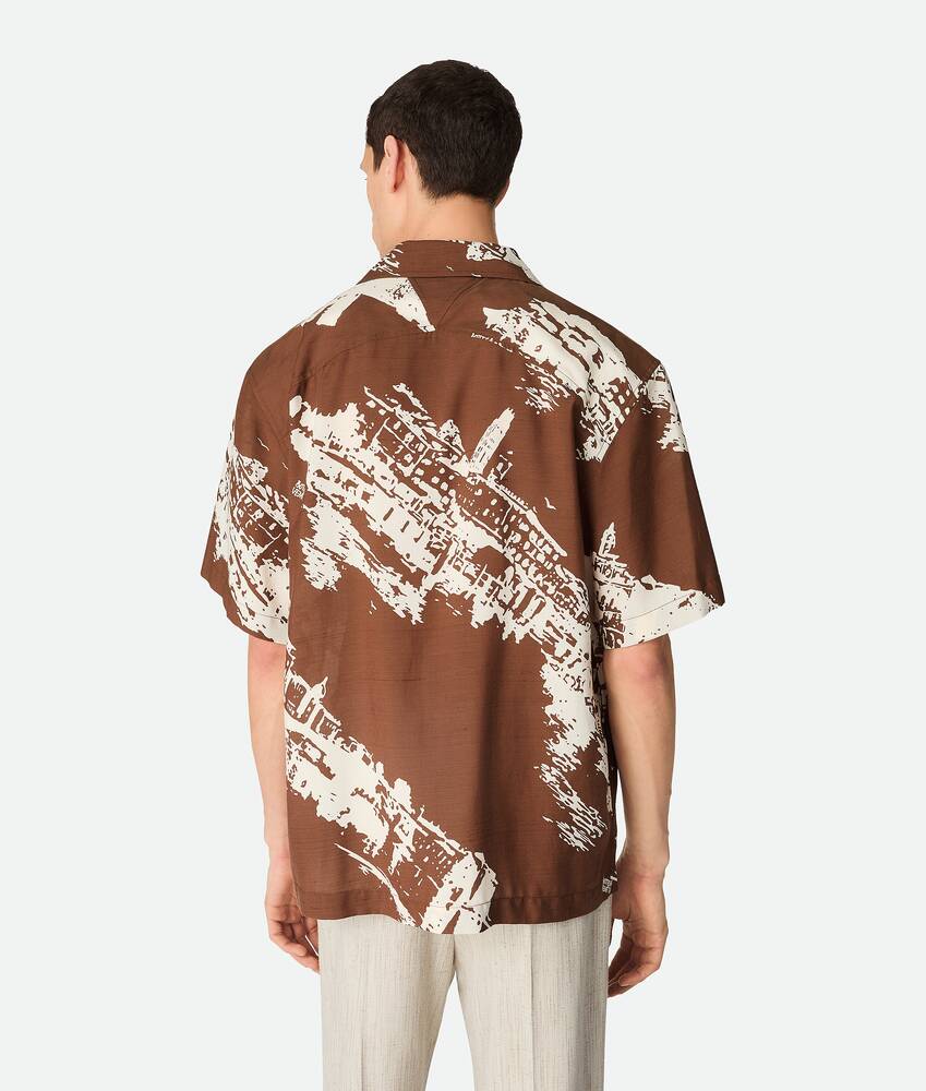 Display a large version of the product image 3 - Italian Postcard Silk Shirt