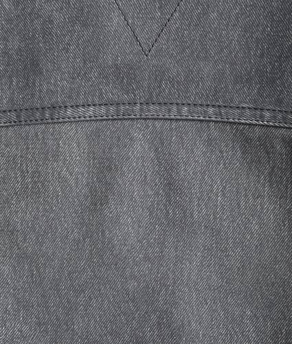 Veste en jean en cuir imprimé