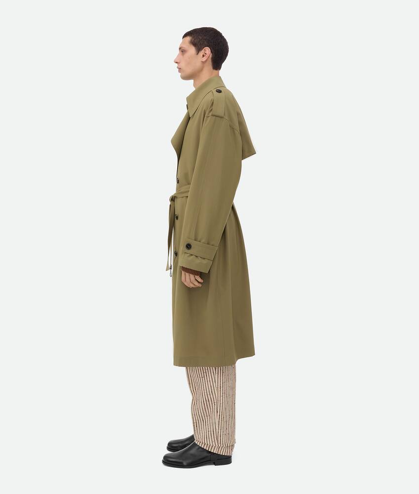 Display a large version of the product image 2 - Fine Wool Trench Coat