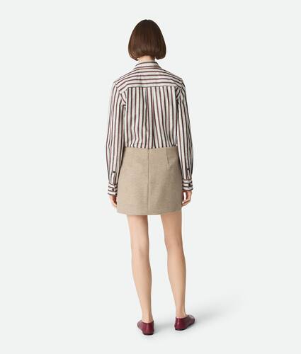3 Bottega Veneta ボッテガヴェネタ チェック柄 プリーツスカート ウィメンズ's スカート | Bottega Veneta® JP