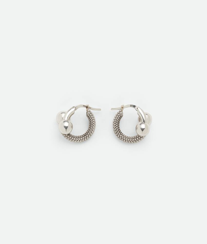 Display a large version of the product image 1 - Intreccio Hoop Earrings