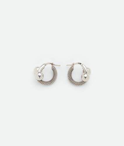 Display a large version of the product image 1 - Intreccio Hoop Earrings