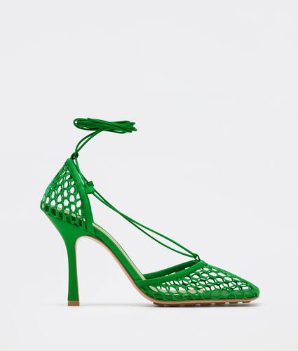 Stretch Lace-Up Sandal