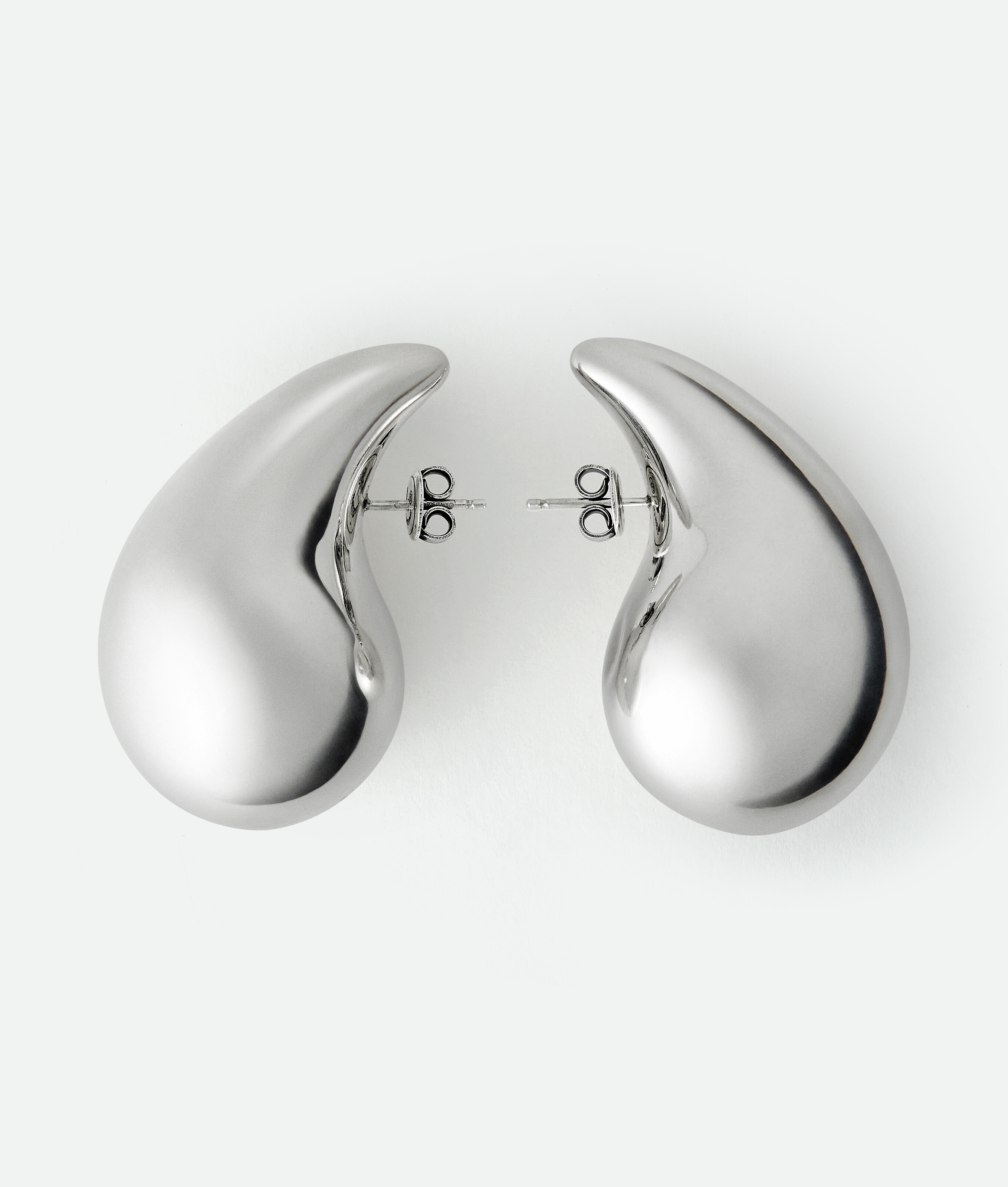 Bottega Veneta 925 Silver Drop Earrings In Silver