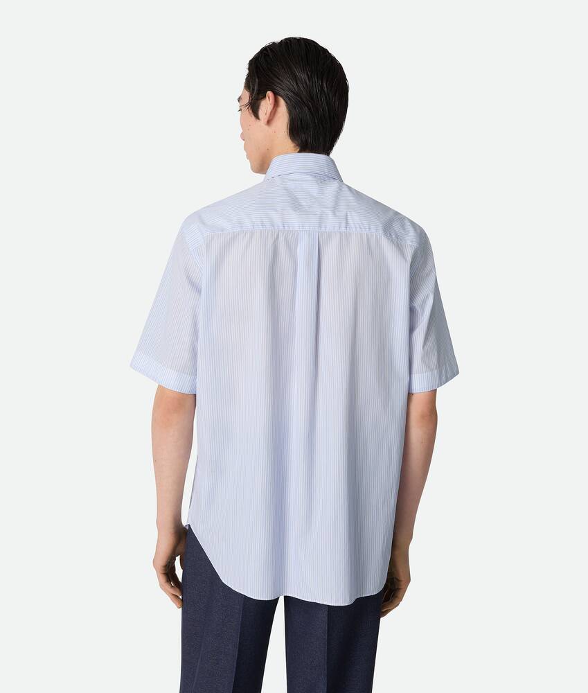 Display a large version of the product image 3 - Stripe Cotton Poplin Shirt