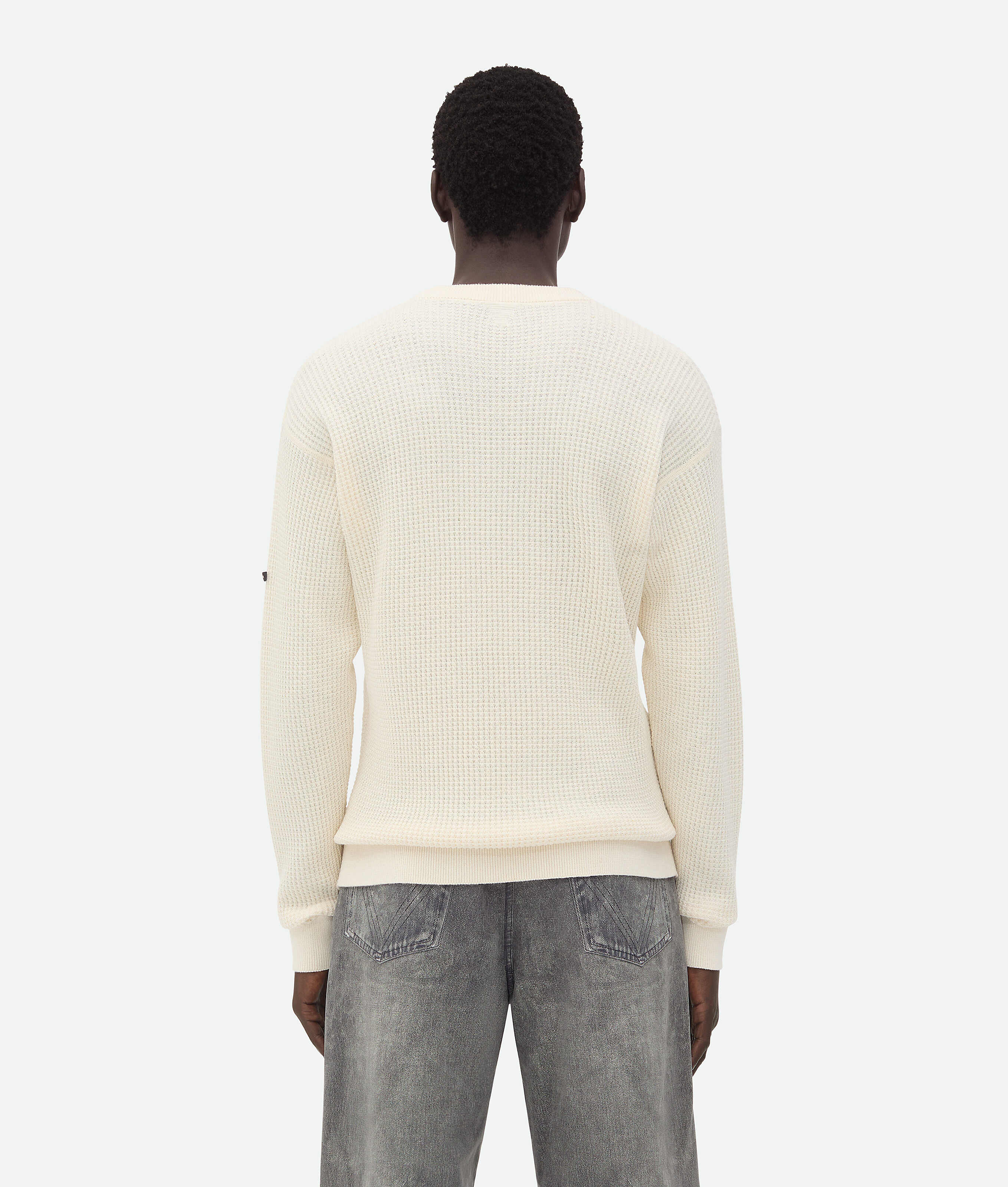 Bottega Veneta Baumwollpullover In Dove/chalk
