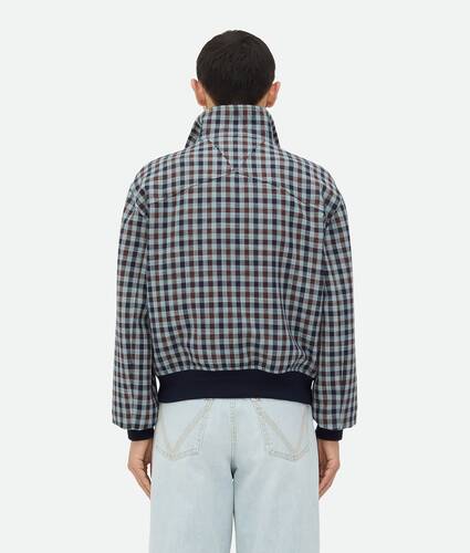 Cotton Gingham Blouson