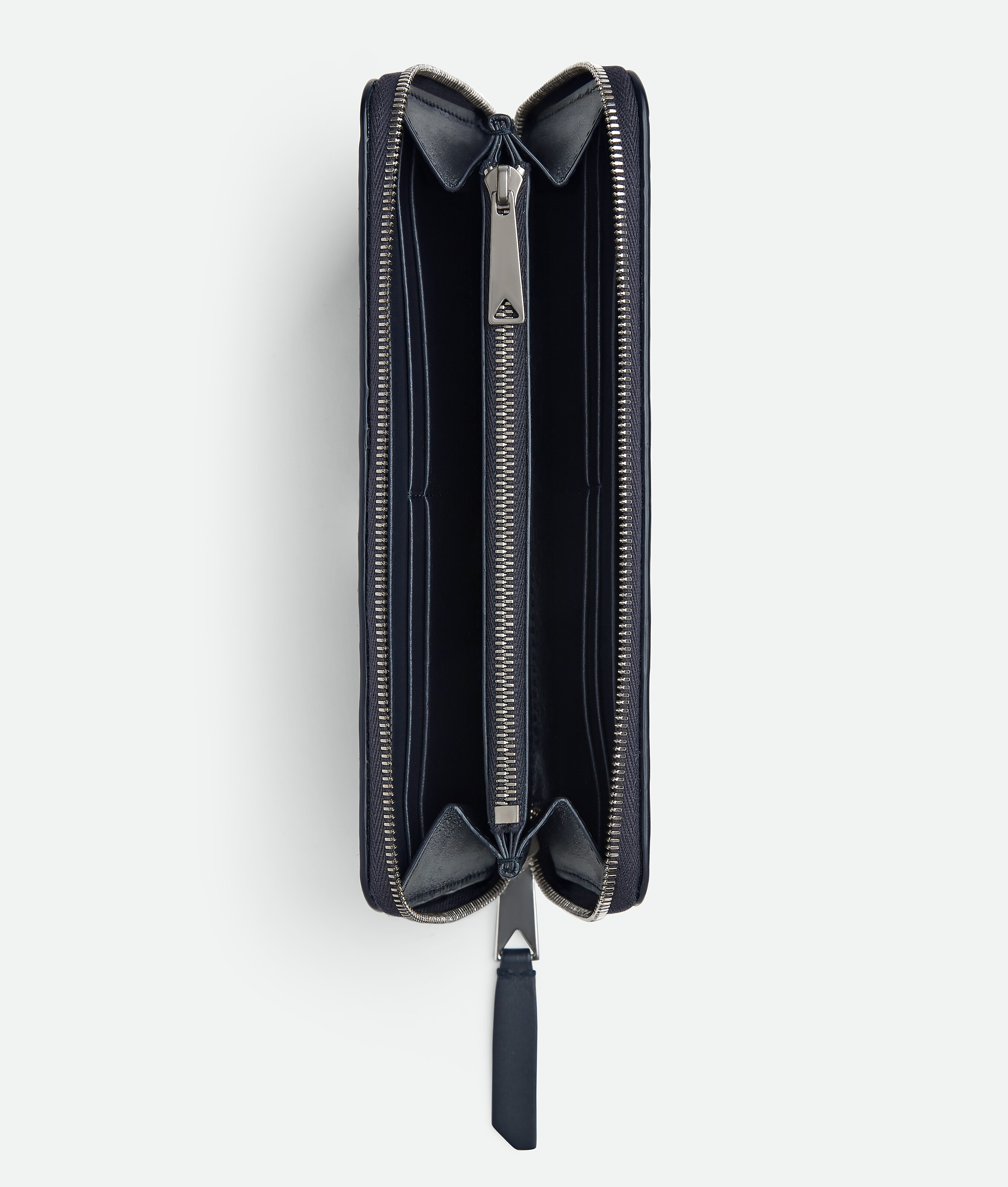 Bottega Veneta Intrecciato Piccolo Portemonnaie Mit Umlaufendem Zip In Space