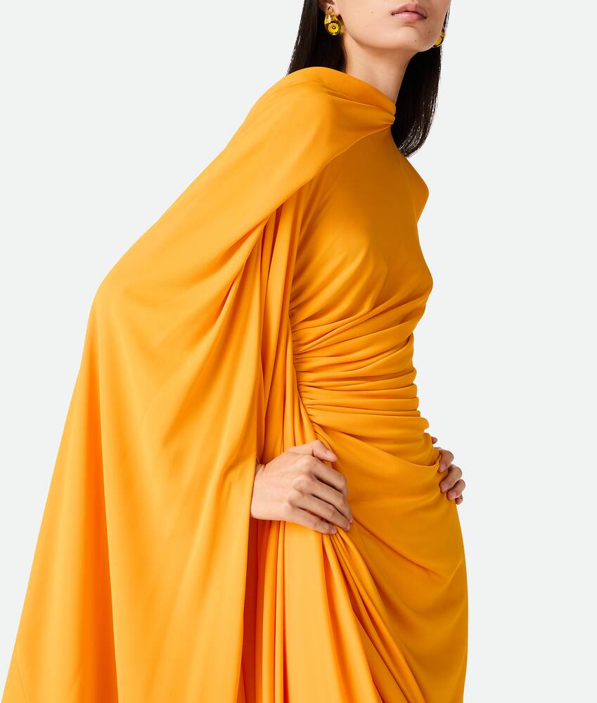 Display a large version of the product image 4 - Viscose Jersey Draped Dress