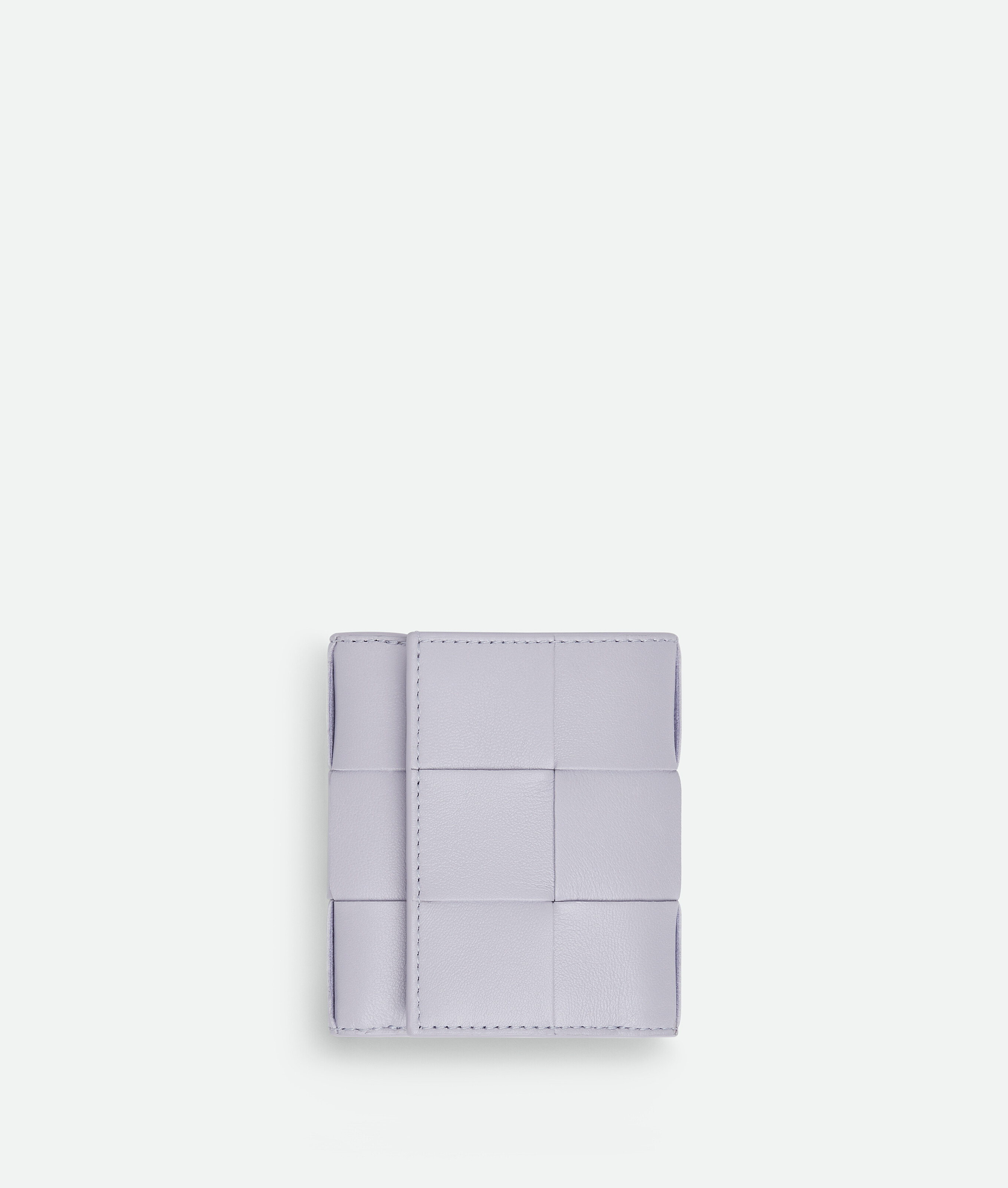 Bottega Veneta Small Cassette Tri-fold Zip Wallet In Purple