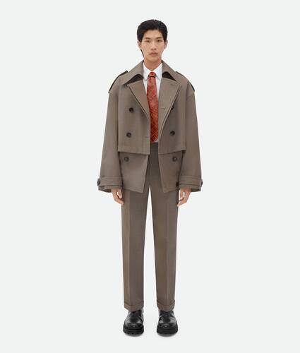 Wool Twill Trench