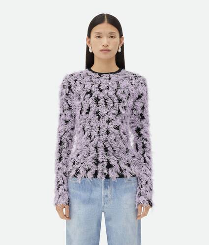 Wool Fringed Sweater