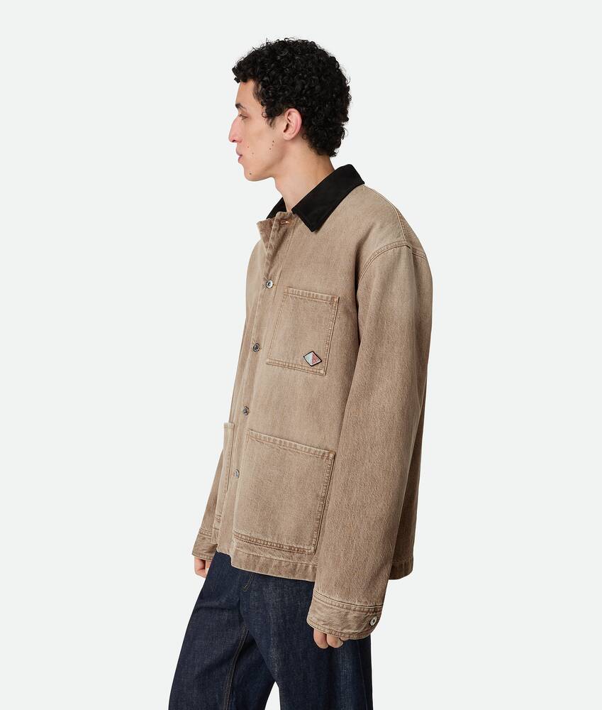 Display a large version of the product image 2 - Brown Denim Jacket