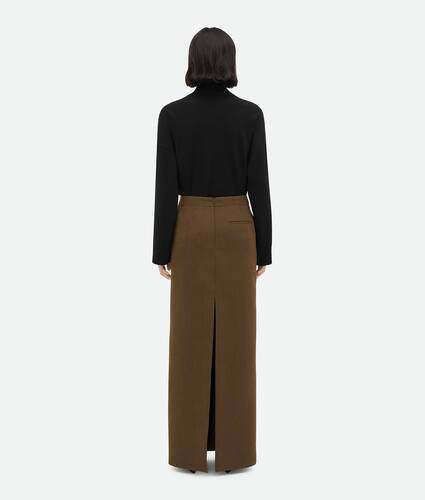 Soft Wool Twill Skirt