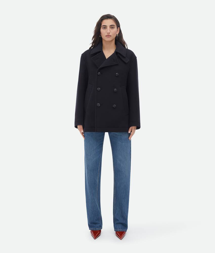 Display a large version of the product image 1 - Wool And Cashmere Peacoat