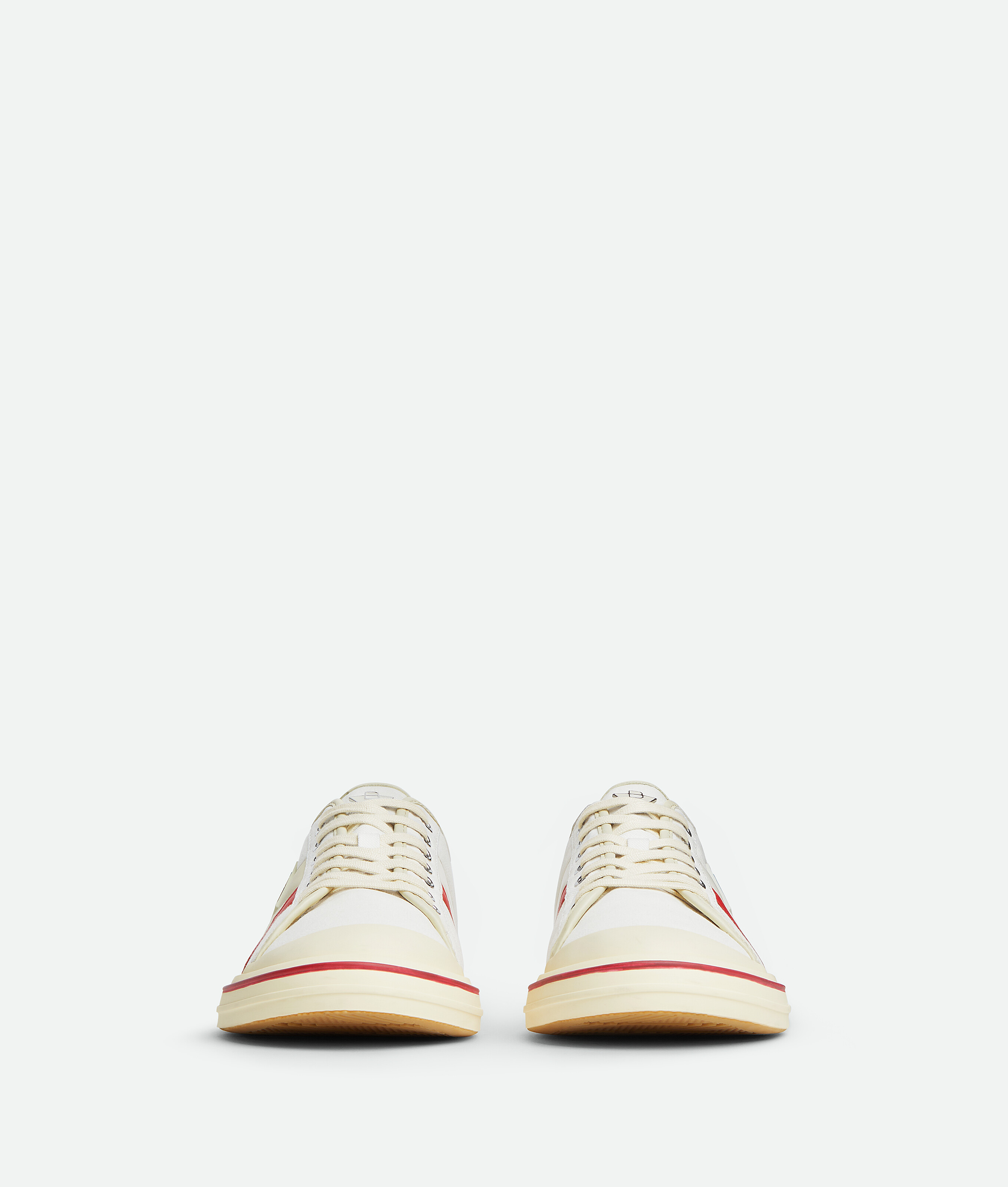 Bottega Veneta Sneakers Eliot In Tela Avorio  Uomo In Neutral