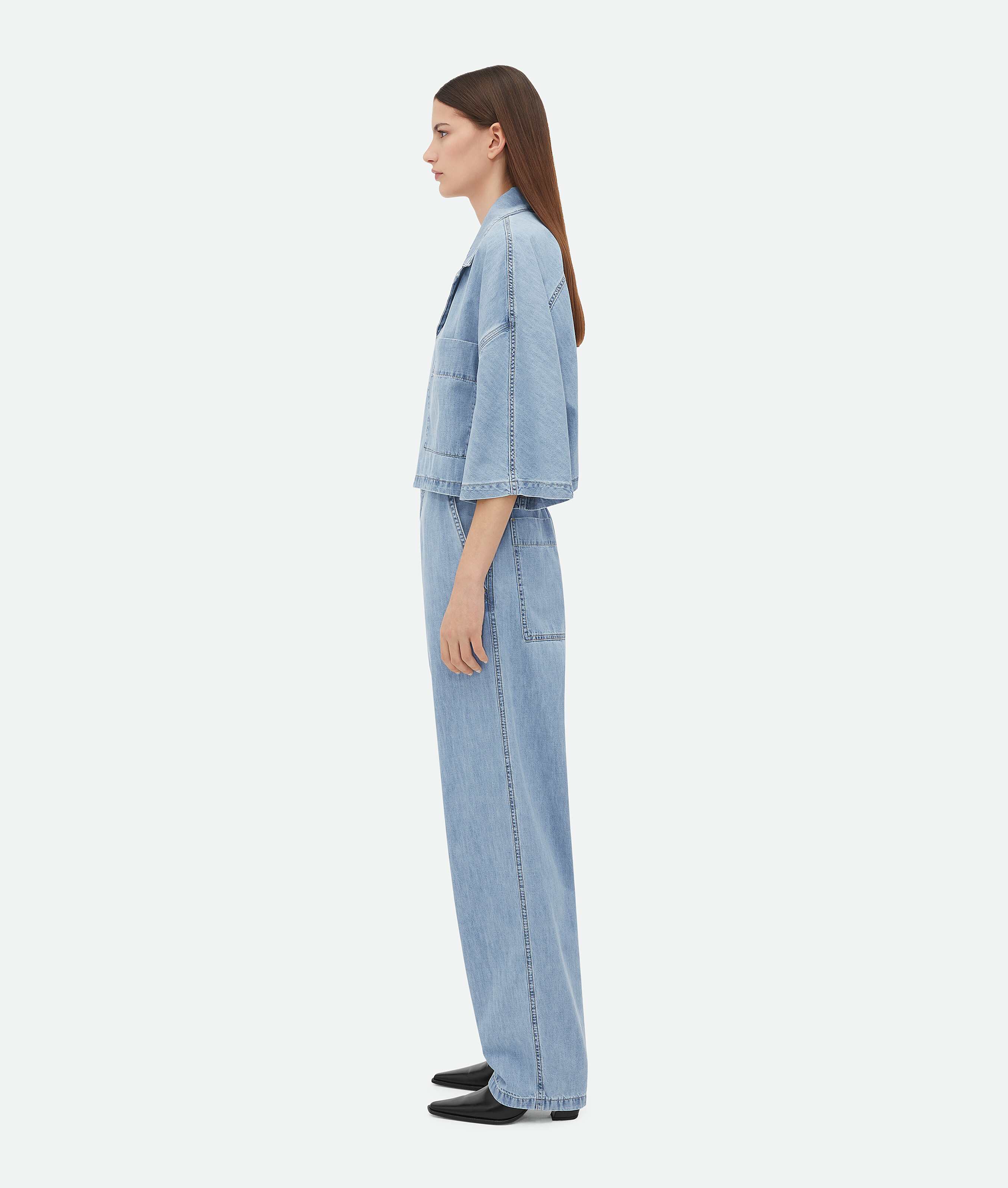 Bottega Veneta Shirts In Light Bleach